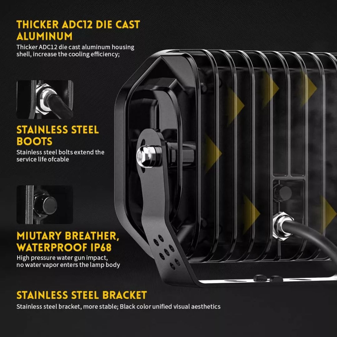 W - Night Seeker - 7inch LED Spotlights - Image 2