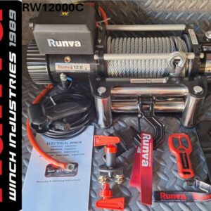 Runva Winch 12,000lbs(5,443kg) 12V with Steel Cable