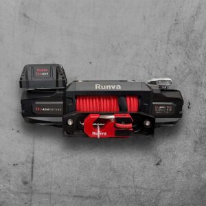 Runva Adventure Series Winch 13,000lbs(5,897kg) 12V with Synthetic Rope